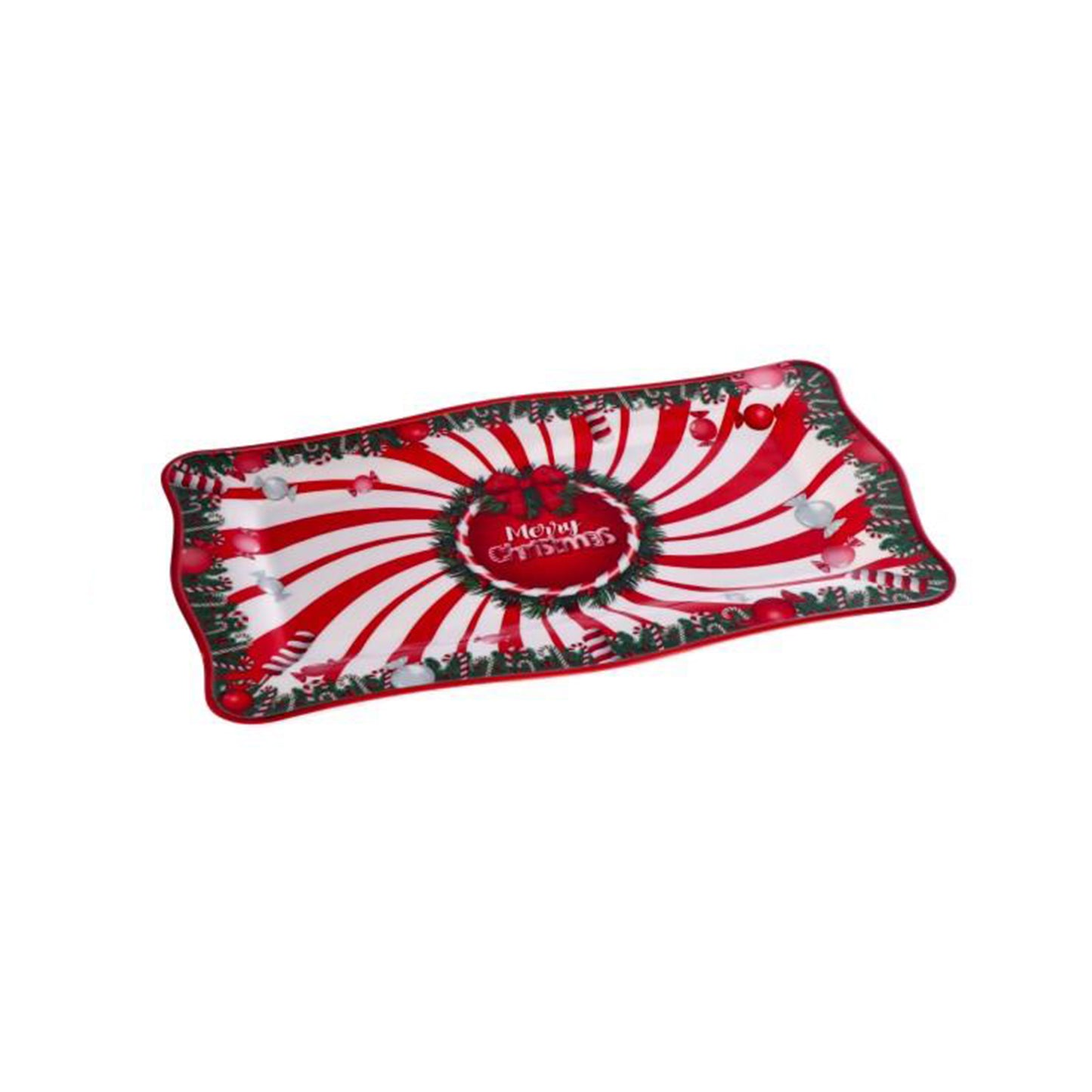 Vassoio maxi in melamina Natale