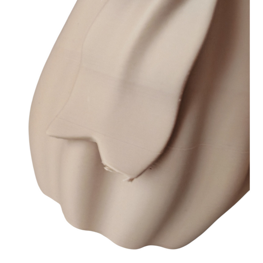 ARTICOLO CON DIFETTO Vaso ribbon princess beige grande