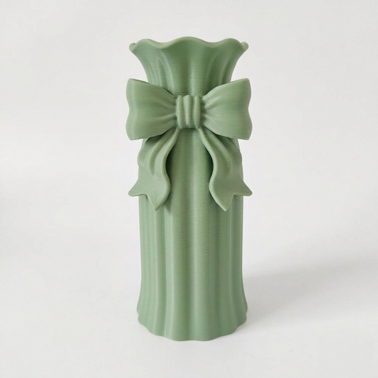 Vaso fiocco Damina verde salvia Limited Edition in