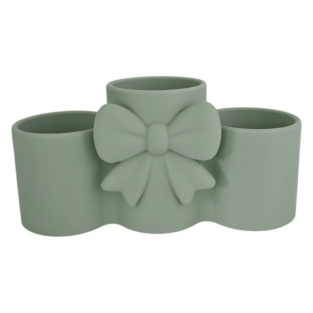 Portaoggetti Ribbon verde salvia limited edition in PLA