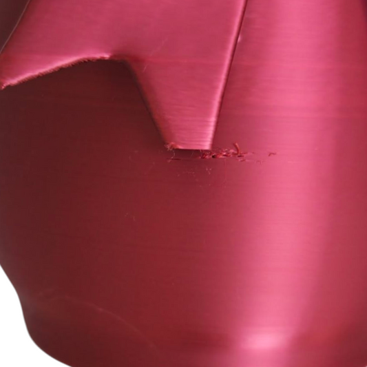 ARTICOLO CON DIFETTO Vaso ribbon grande red metallic limited edition
