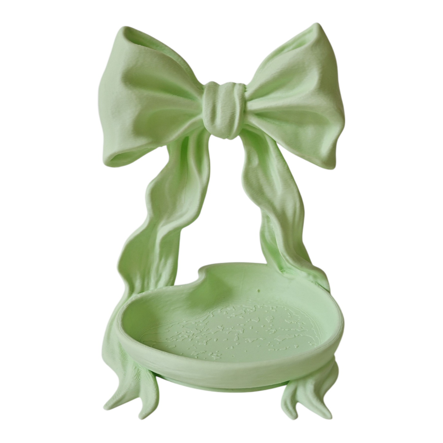 Portabijoux / portacioccolatini fiocco verde mela in PLA