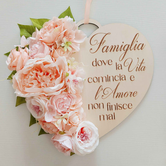 Fuoriporta pesca in legno inciso