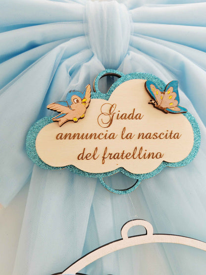 Fiocco nascita coniglietto