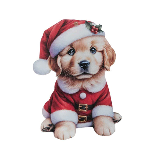 Addobbo albero cagnolino quadrifoglio