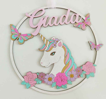 Fiocco nascita unicorno
