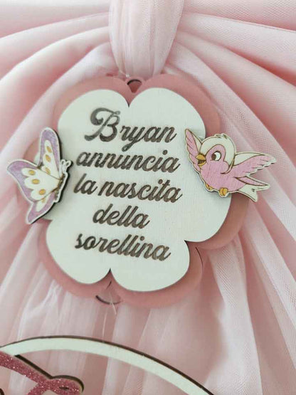 Fiocco nascita coniglietta