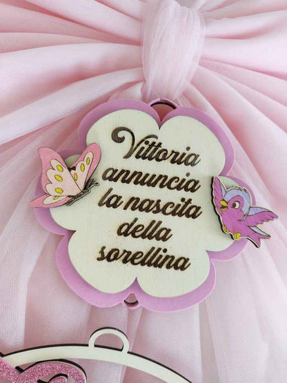 Fiocco nascita coniglietta
