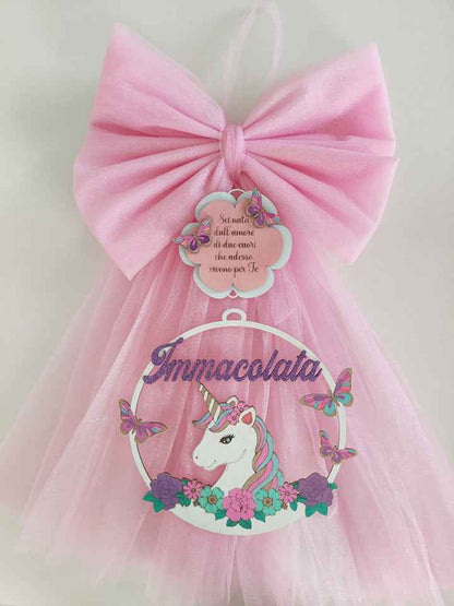 Fiocco nascita Unicorno