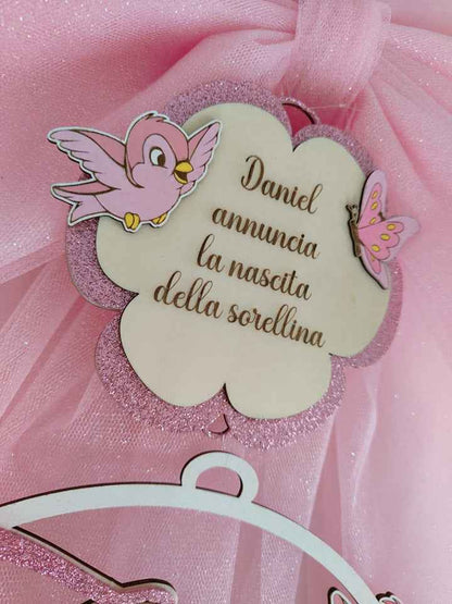 Fiocco nascita coniglietta