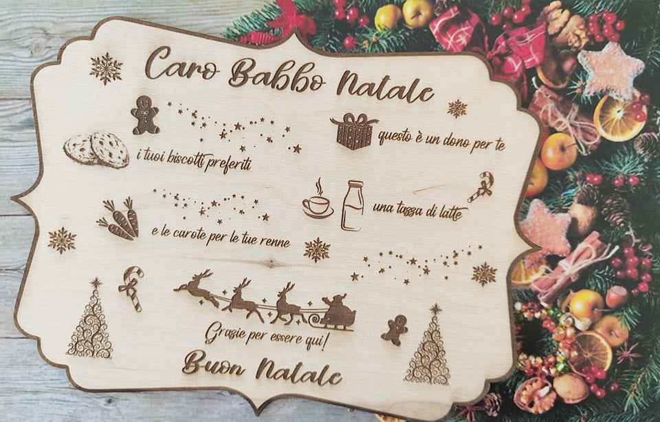 Tovaglietta in legno personalizzabile