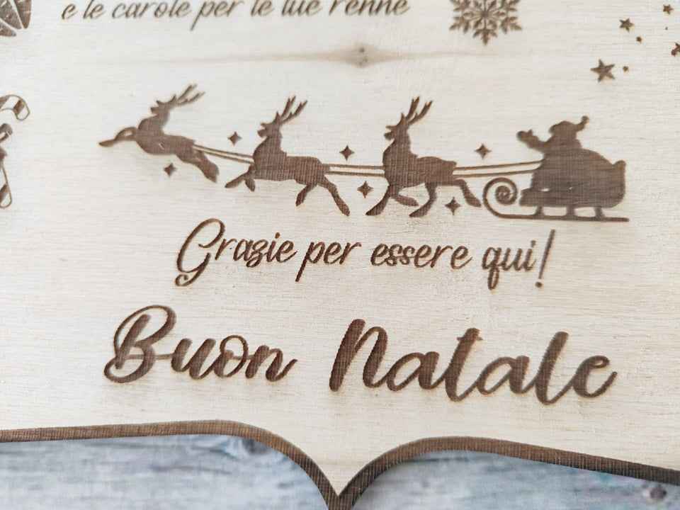 Tovaglietta in legno personalizzabile