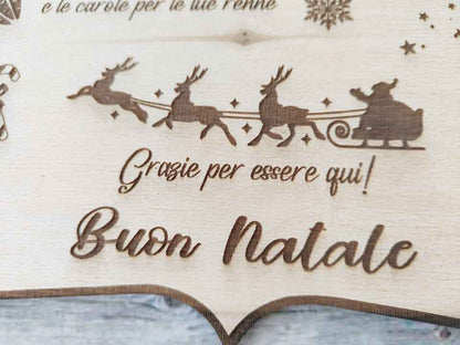 Tovaglietta in legno personalizzabile