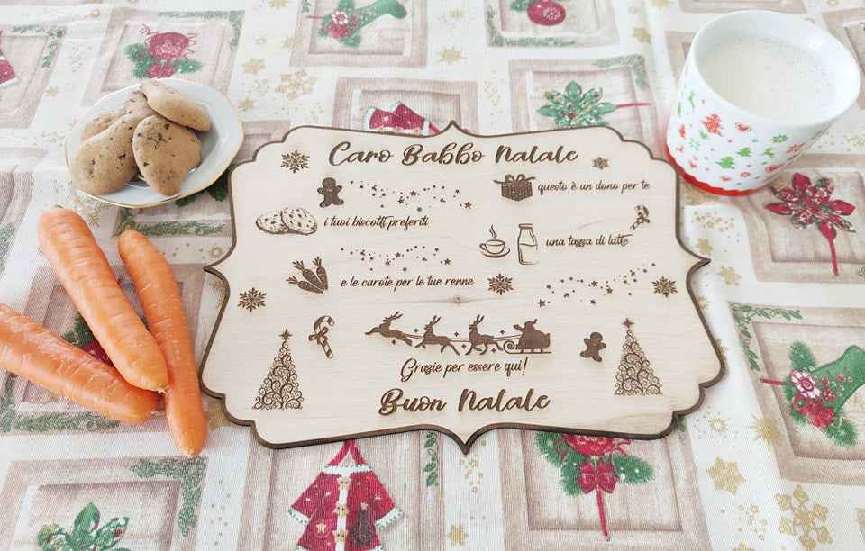 Tovaglietta in legno personalizzabile