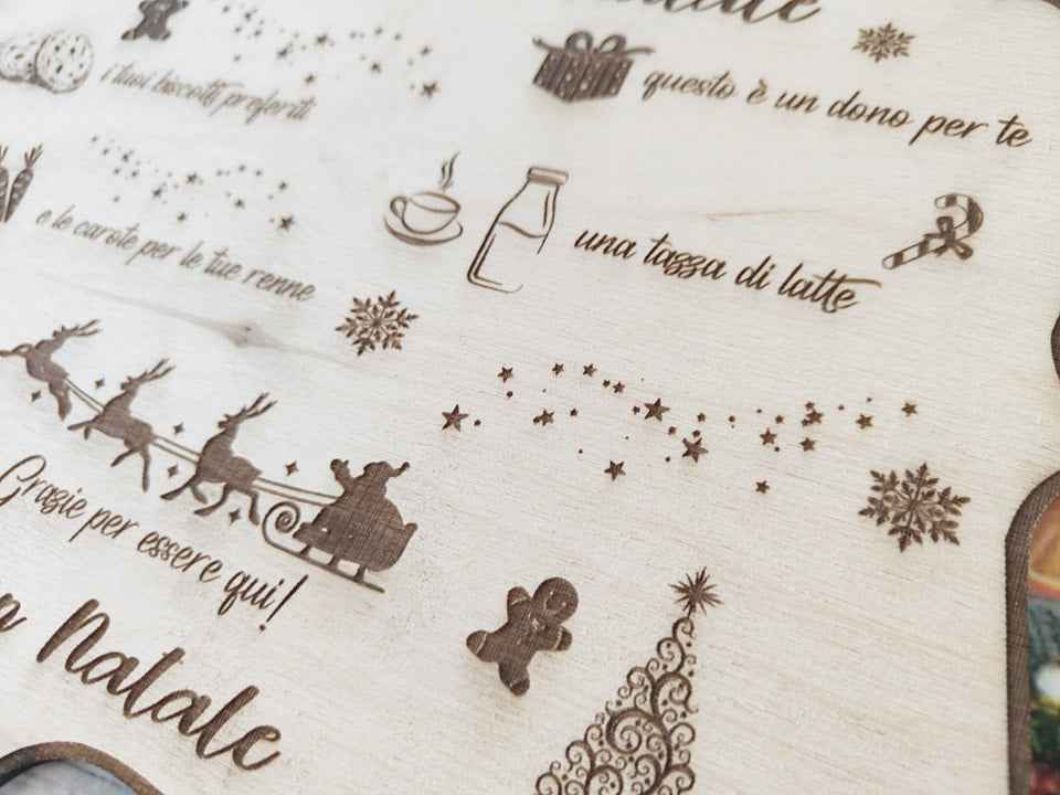 Tovaglietta in legno personalizzabile