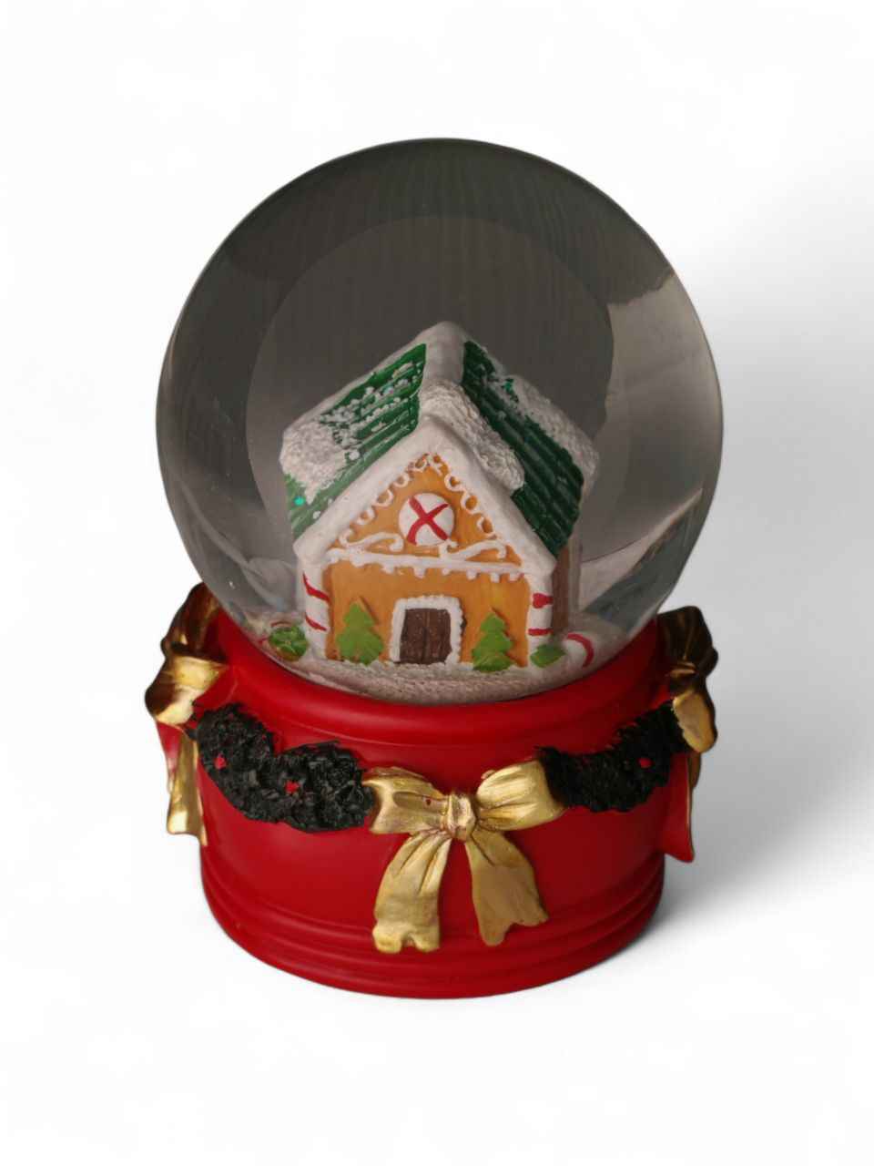 Palla di neve fiocchi oro