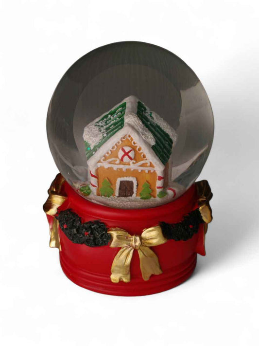 Palla di neve fiocchi oro