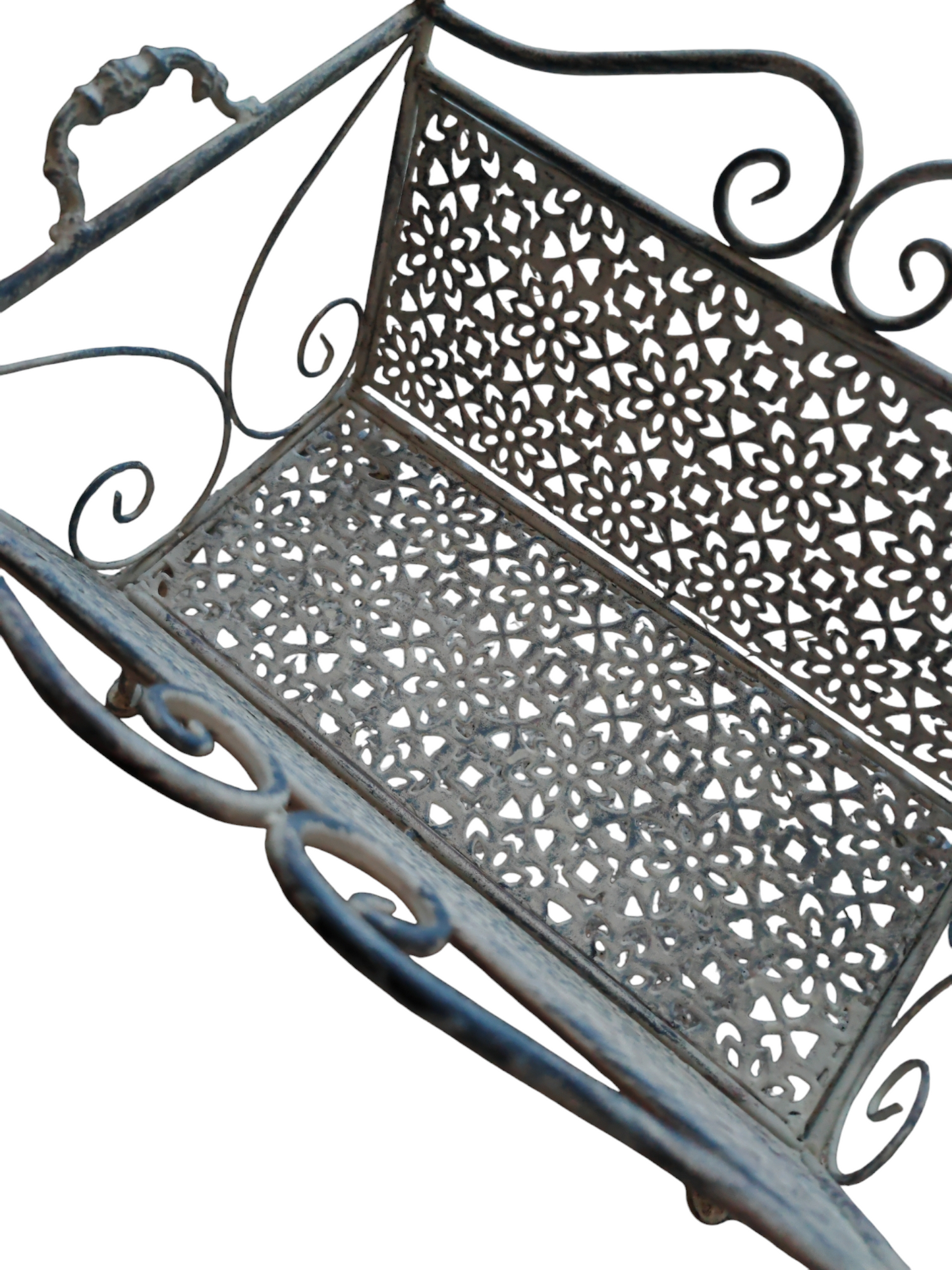 Portariviste in ferro stile shabby chic