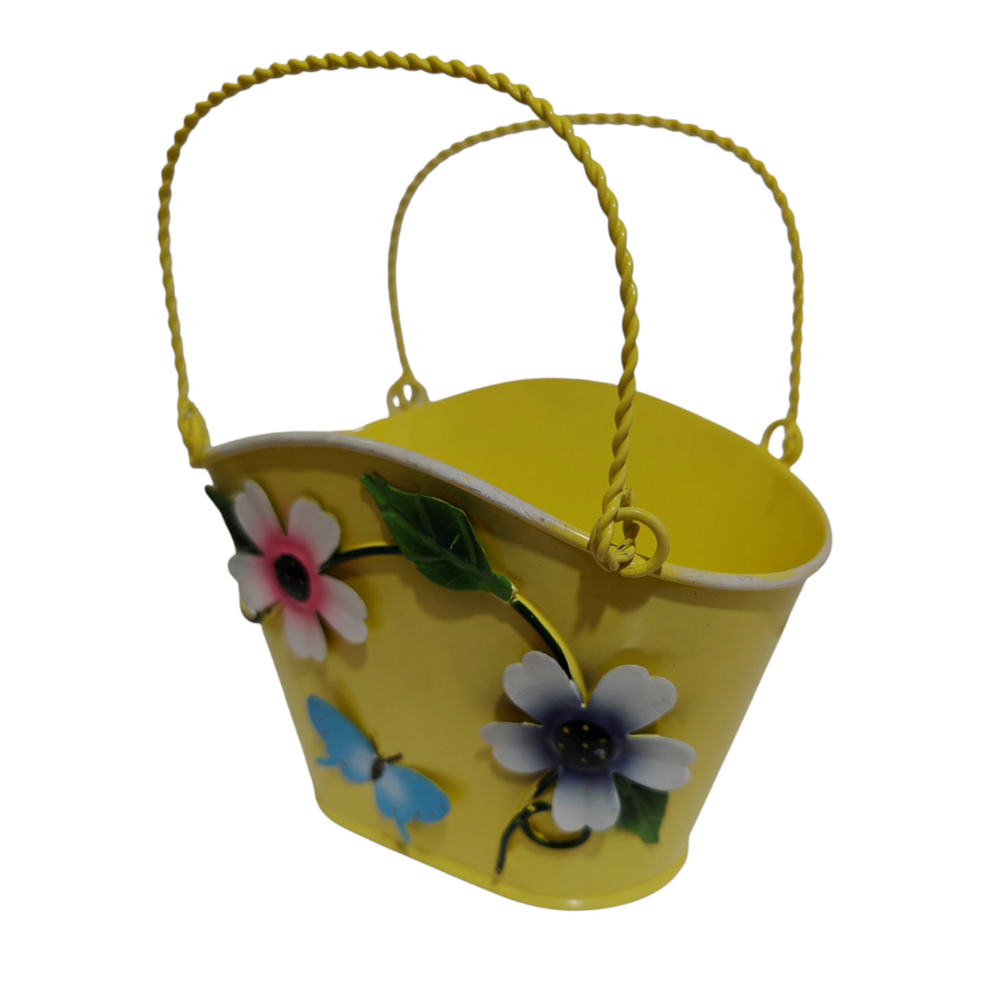 Vaso in metallo giallo