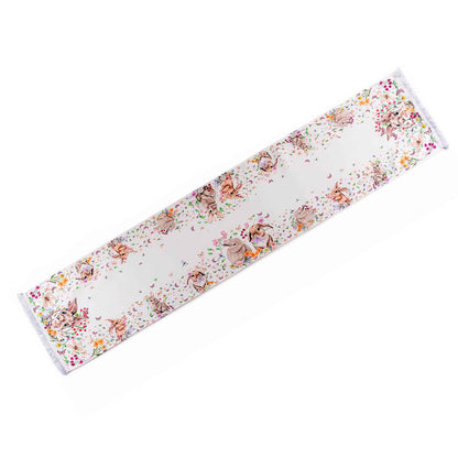 Runner tavola Bunny white