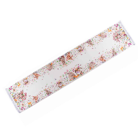 Runner tavola Bunny white