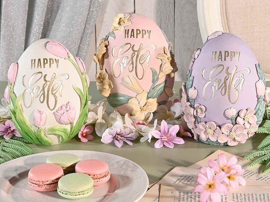 Uovo rosa Happy Easter