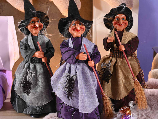 Befana contenitore marrone