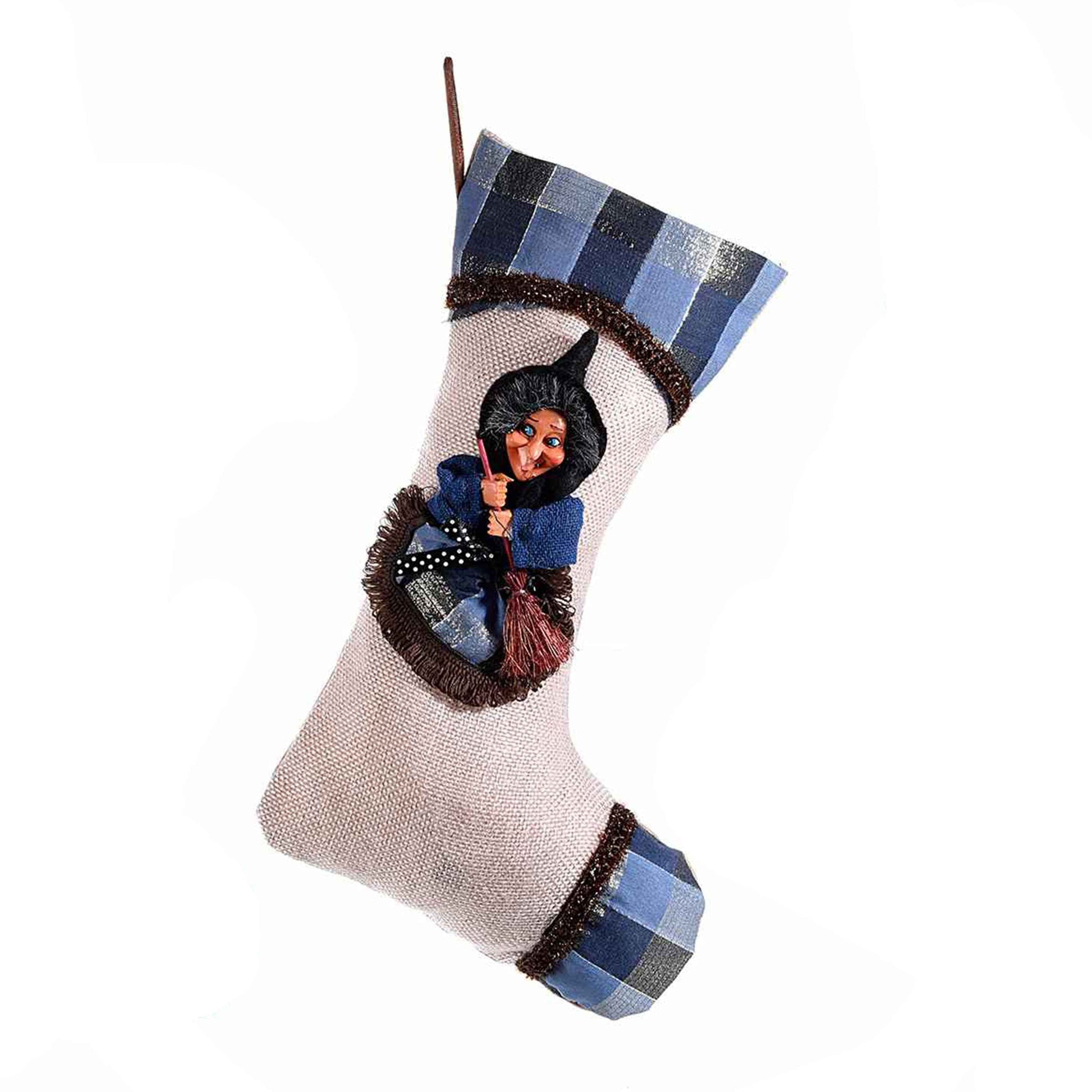Calza Befana blu