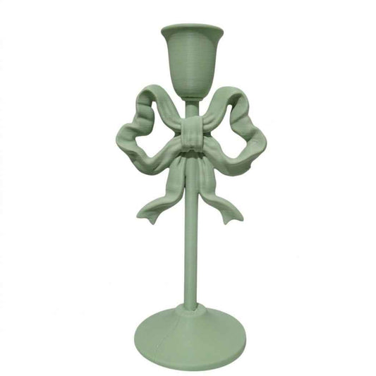 Candeliere fiocco verde salvia Limited Editon in PLA