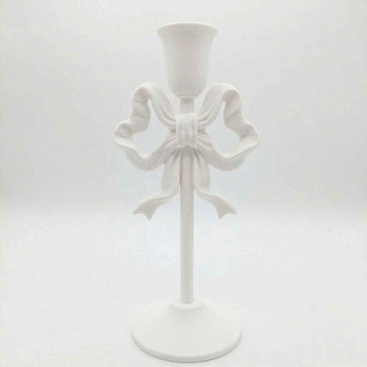 Candeliere fiocco bianco in PLA
