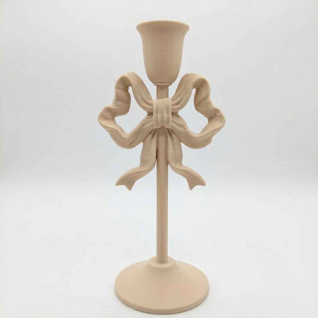 Candeliere fiocco beige in PLA