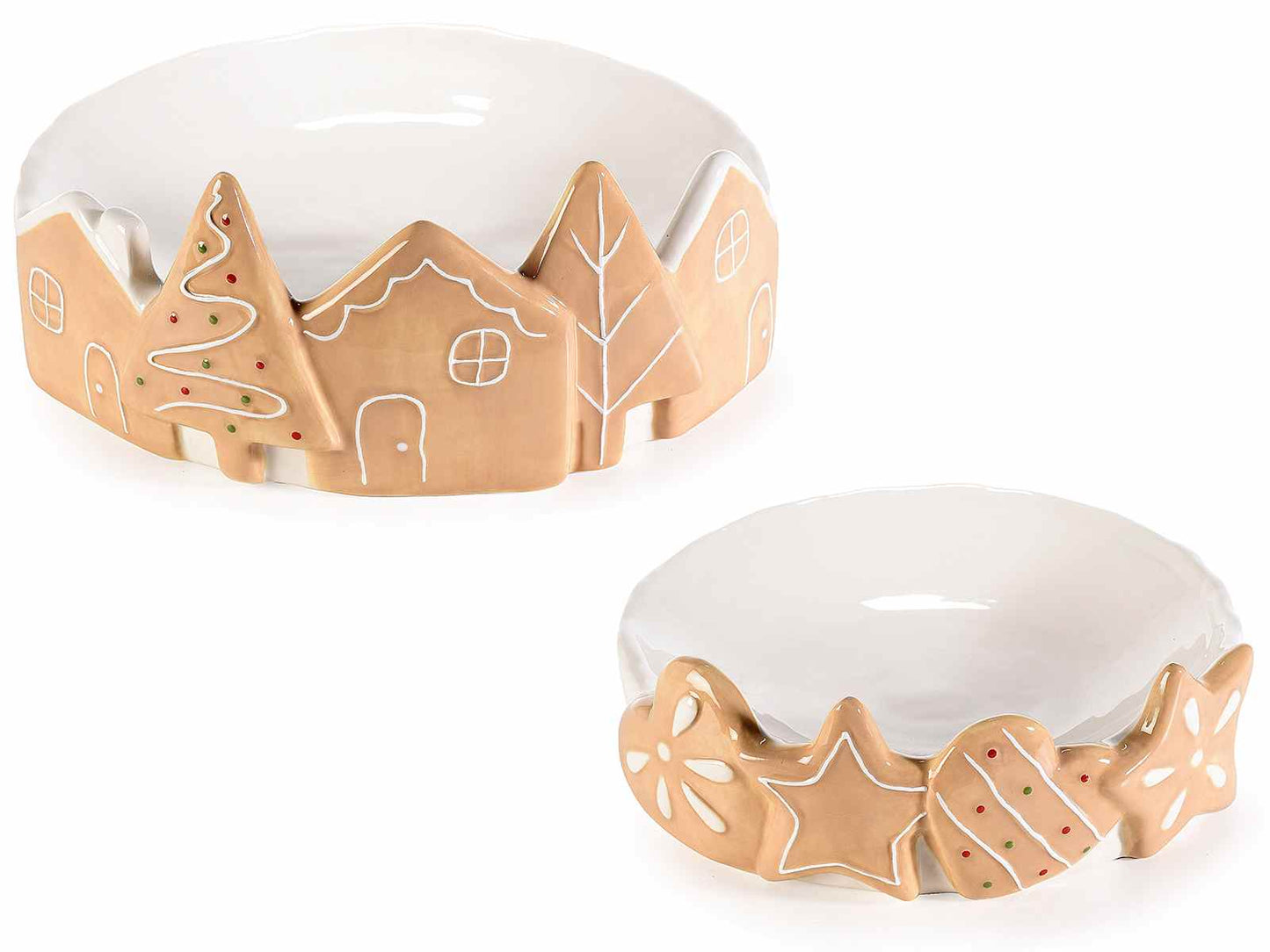 Piatto biscotti in ceramica medio