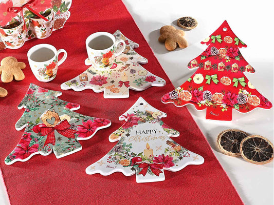Sottopentola albero rosso