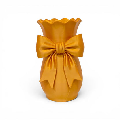 Vaso fiocco bronzo Limited Edition in PLA