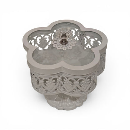 Alzatina con coperchio diamond
