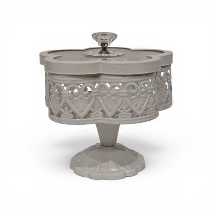 Alzatina con coperchio diamond