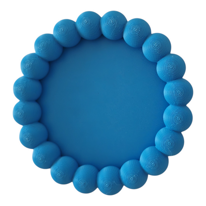 Vassoio perle blu in PLA