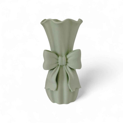 ARTICOLO CON DIFETTO Vaso ribbon princess limited edition verde salvia  piccolo