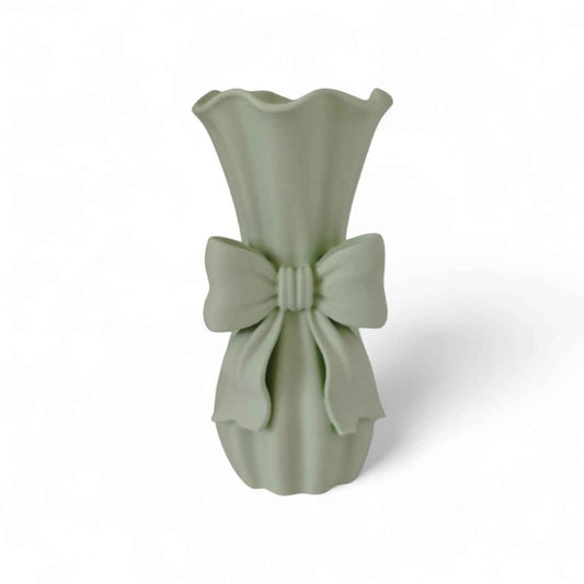 ARTICOLO CON DIFETTO Vaso ribbon princess limited edition verde salvia  piccolo