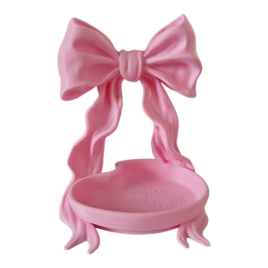 ARTICOLO CON DIFETTO Portabijoux / portacioccolatini ribbon rosa pastello