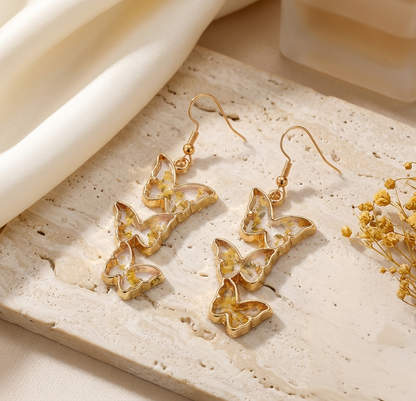 Orecchini Eternal butterfly gold