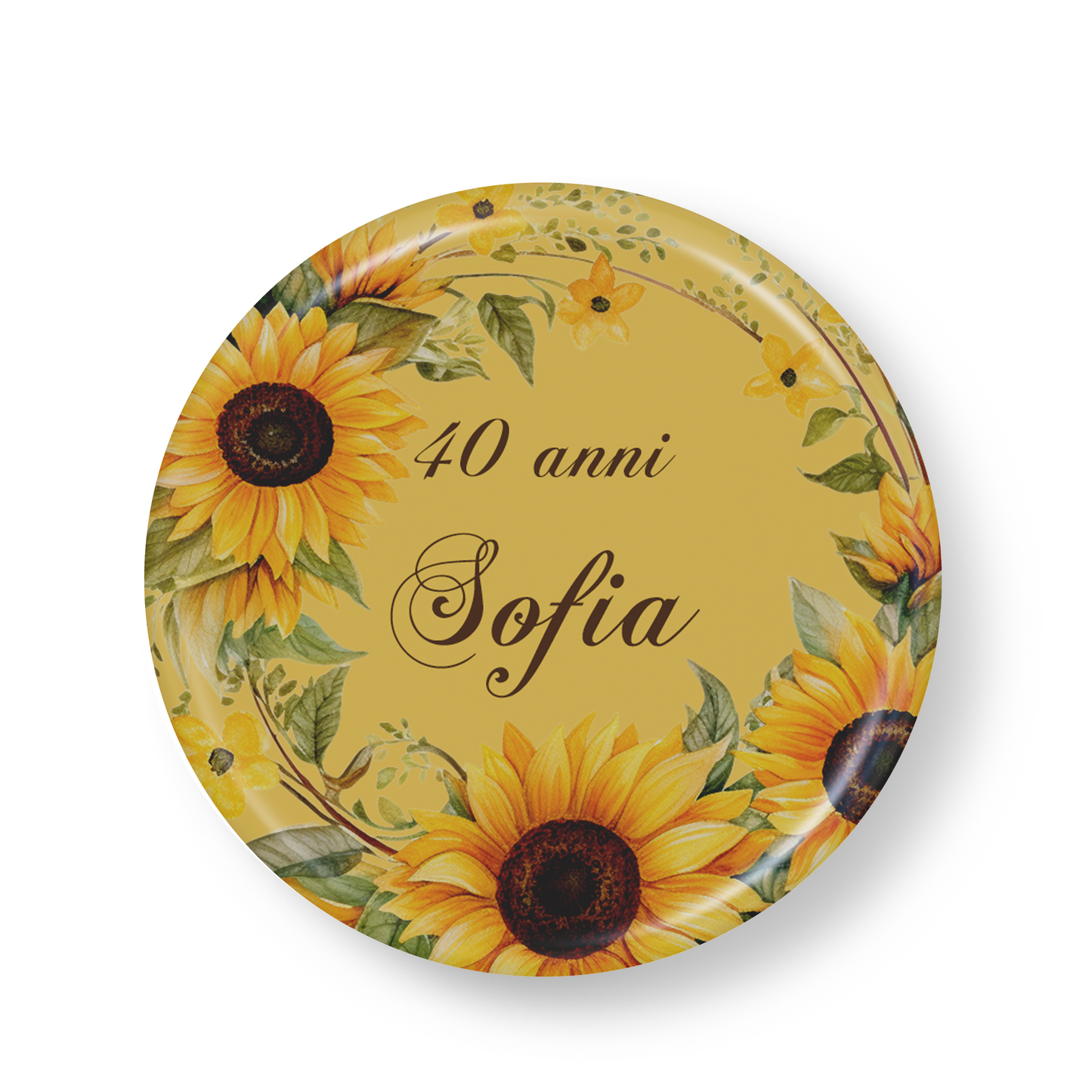 Calamita girasole con scatola