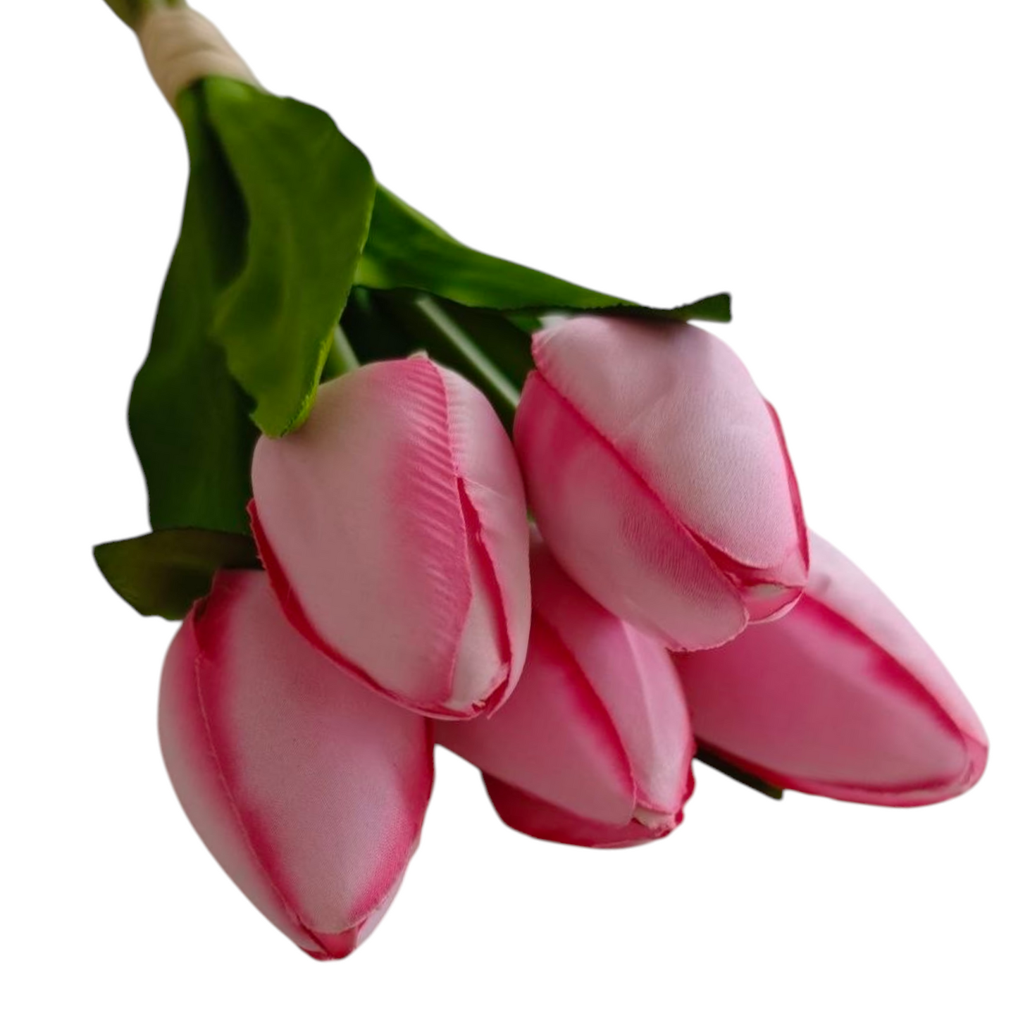 Tulipani in stoffa mazzo 5 pezzi