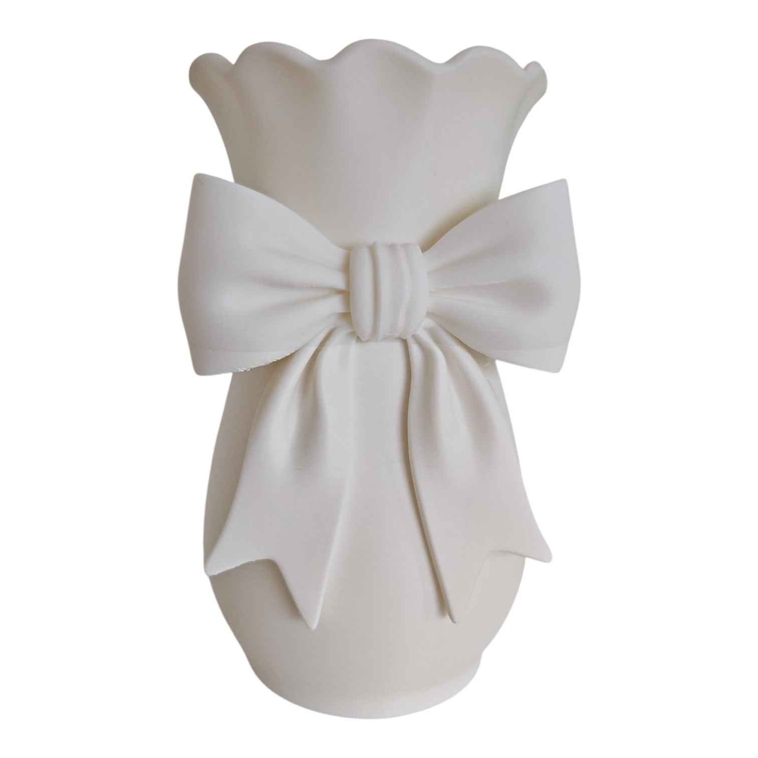 ARTICOLO CON DIFETTO Vaso ribbon piccolo bianco