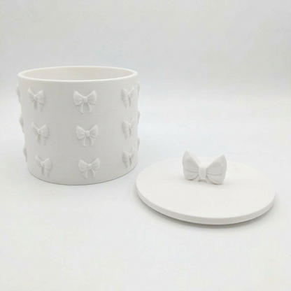 Contenitore ribbon bianco in PLA