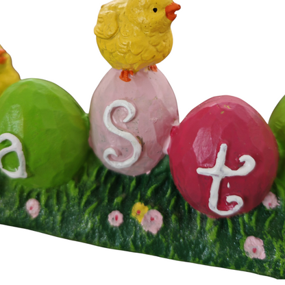 Scritta Easter in resina