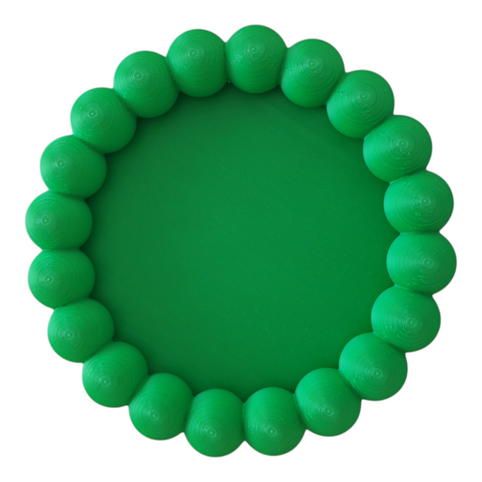 Vassoio perle verde in PLA