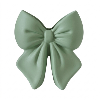 Vaso fiocco verde salvia Limited Edition in Pla