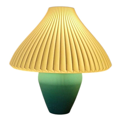 Lampada design Plissé Tiffany e bianca