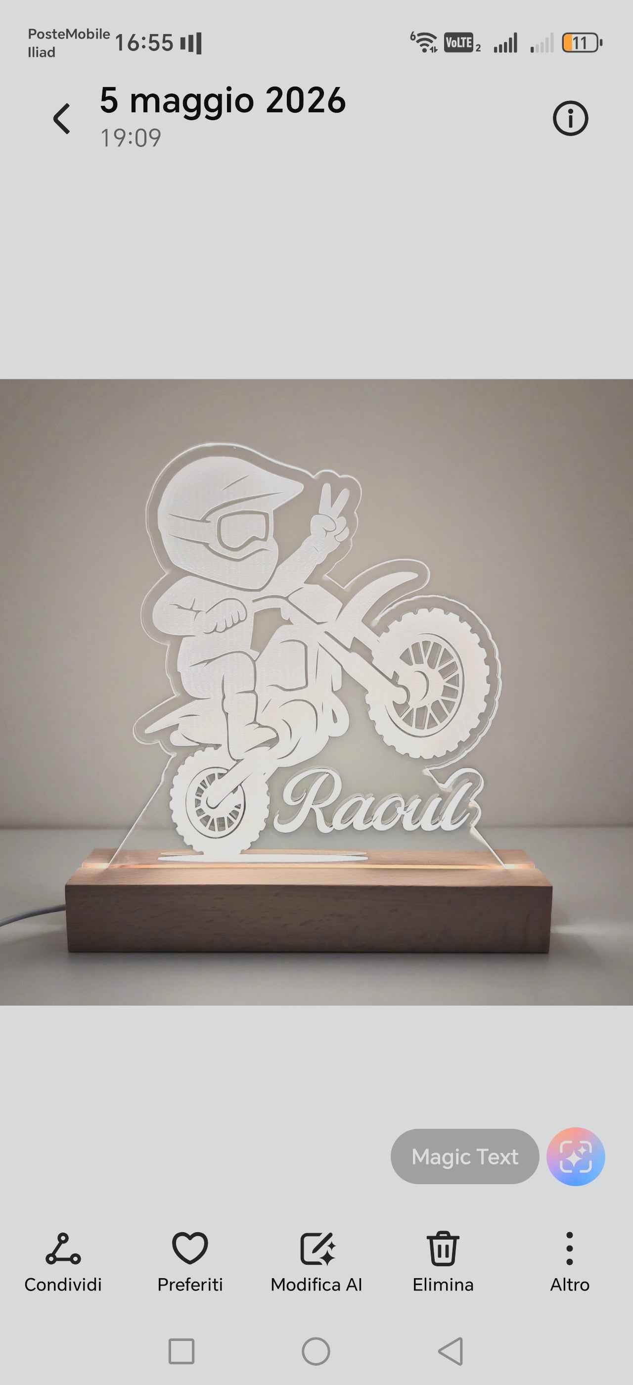 Lampada moto
